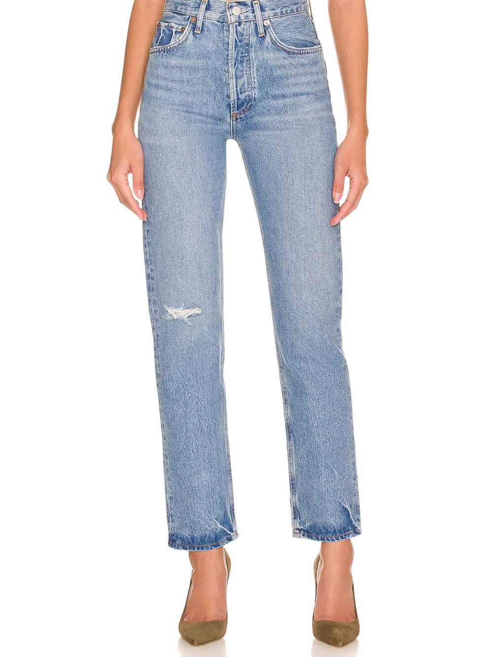 AGOLDE 90's Pinch Waist Jeans in Abstract